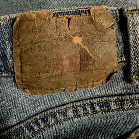 VINTAGE Y2K Levi's 515 Low Rise Stretch Stone Wash Bootcut Jeans Size 10 Long - Picture 5 of 11